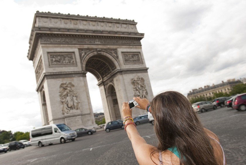 Arc de Triomphe with viewing platform